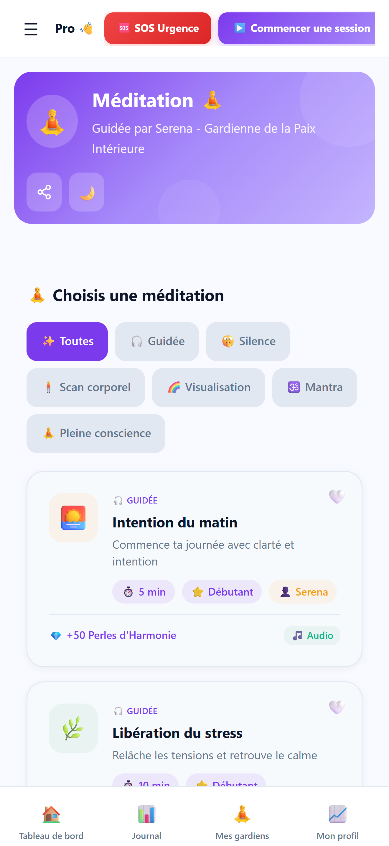 Meditation guidee Armonitia